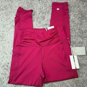 DKNY Pink High-Waisted Leggings